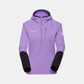 Bluza z kapturem Madris Light ML Half Zip damska