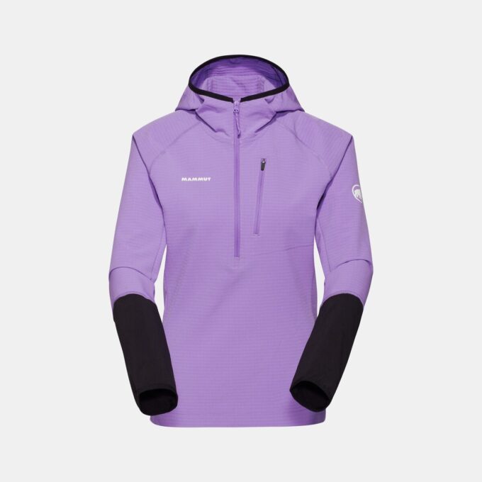 Bluza z kapturem Madris Light ML Half Zip damska