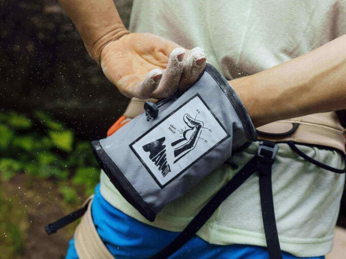 Worek na magnezję z nadrukiem do ćwiczeń